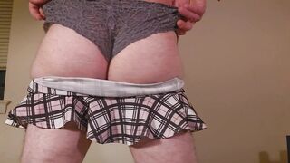 Which Miniskirt Makes This Bouncy Backside View Hotter?