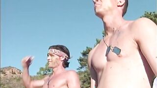 MILITARY MUSCLE- Sergeant Orders Folks to Undress Bare