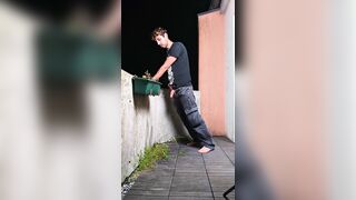Masculine Piss Desperation in Public