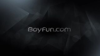 Draining dude gets a real twunk stiffy to substitute his fucktoy!