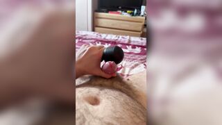 Phat fast high strain jism flow over my pecs