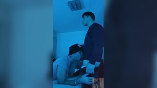 Rock-hard Without a condom Penetrate and Gargle Sesh with My Squealing Homosexual Hoe