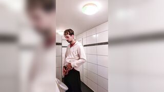 Reliefe in a Public Restroom