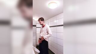 Reliefe in a Public Restroom