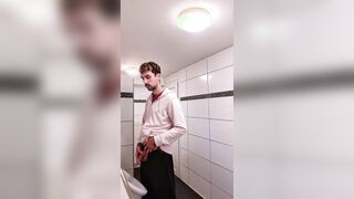 Reliefe in a Public Restroom