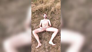 Super-steamy Dude Guzzle his Urinate in Public - Total bare
