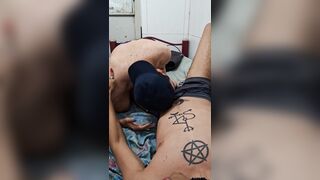 Blowing and throating my tormentors good-sized spunk-pump