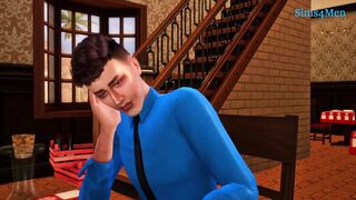 I left behind my wallet! Aston and Francis - SIMS four