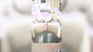 I cram it up until my jaw droplets