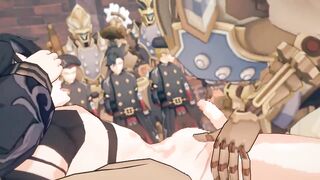 wriothesley romped by machine - genshin influence