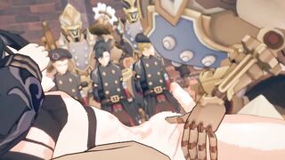 wriothesley romped by machine - genshin influence