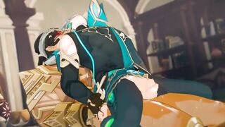 NPC drills Alhaitham Stiff - Genshin Influence