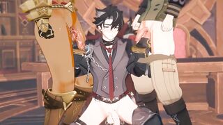 wriothesley sucky-sucky romp - genshin influence