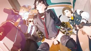 wriothesley public hump - genshin influence