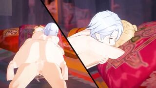 Ayato rails Thoma - Genshin Influence