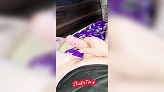 Navy captain milks on the bridge