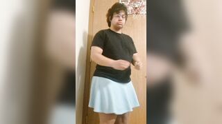 A Femboy farting