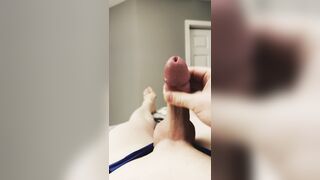 Sissy Milking her Doll Man rod