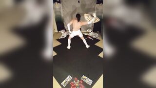 Foxy Guy Fucktoy Dancing his Bum Off