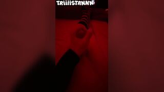 A uber-cute femboy jerks in his sofa and climaxes.