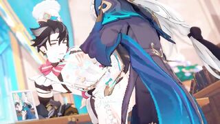 genshin influence - wriothesley x neuvillette