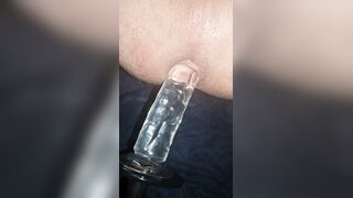 Analdildo romps me slow.heterosexual masculine analplay
