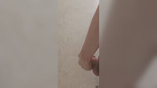 Uncircumcised fuckpole fellow knocks a torrid fountain out in the douche.