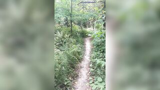 Fast fap on the trail