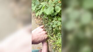 Fast fap on the trail