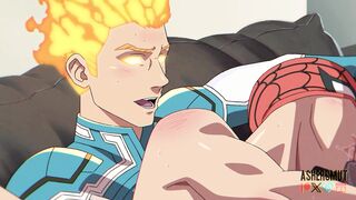 Suck Torch  Spider-Boy & Human Torch CARTOON teaser