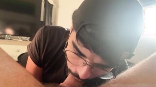 ginormous lollipop gulping spunk