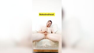 Sandy-haired bare solo