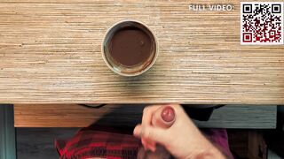 Dessert for my pal. Lots of spunk in chocolate.