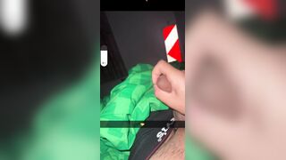 teenage is shooting his explosion on levis boxer