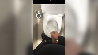 stud is jizzing at the office