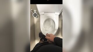 stud is jizzing at the office