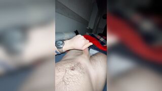 Super-steamy cum shot and draining off guideline