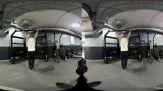 Private Trainer Instructs You How To Teach And How To Masturbate On The Gym Toilets  Total 8K VR version on my websites