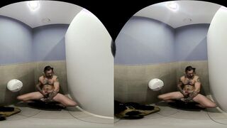 Private Trainer Instructs You How To Teach And How To Masturbate On The Gym Toilets  Total 8K VR version on my websites