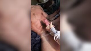 Jock Splatters Explosion All Over Thanks to Super-cute Bf