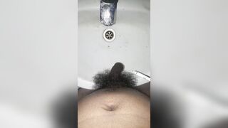 I burned the hair on my manhood with a ciggie