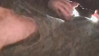 CUB1ZOR: TAKING A UBER-CUTE PROMPT PEE OUTSIDE AND SHOWCASING MY BOOTY