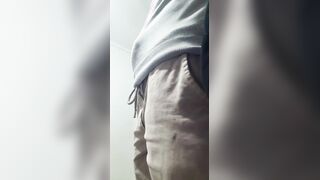 I have fun with my immense dick and fap