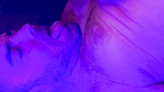 providing my self a facial cumshot