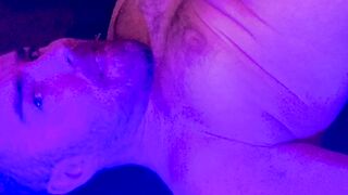 providing my self a facial cumshot