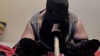 Insane Femboy Super-bitch Satiates Her Beef whistle Longing With Nail Machine Part 1