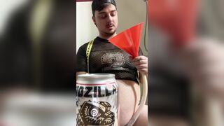 Beer bong beer chug 1