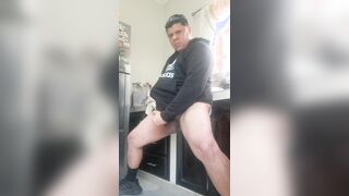 Humungous bull dangling ball-sac