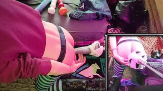 Deer Machine - Femboy & Screwing Machine get to know one another rigid ejaculation