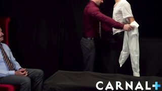 MasonicBoys - two strung up suited fellows without a condom Apprentice Jerk Andram